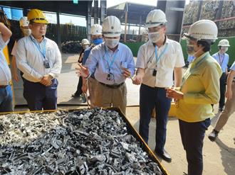 參訪綠化環保公司  彭啟明：盼明年有資源循環促進法