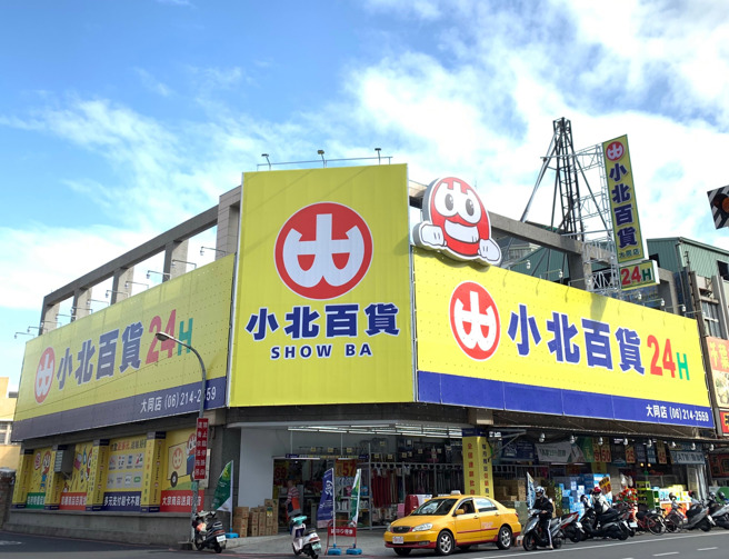 小北百货的英文名称不是罗马拼音，而是台语读音的直翻「SHOW BA」，让网友笑翻。（资料照）