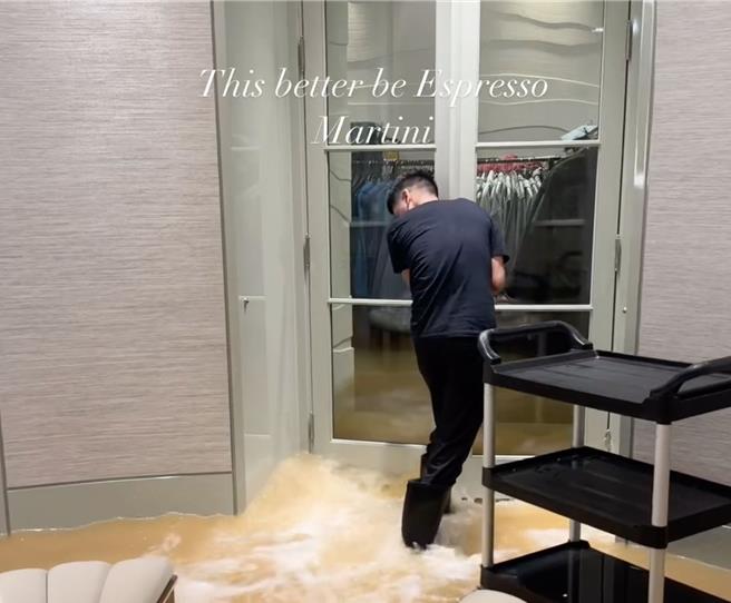 多倫多暴雨饒舌歌手Drake豪宅也遭殃。（摘自Drake IG限動）