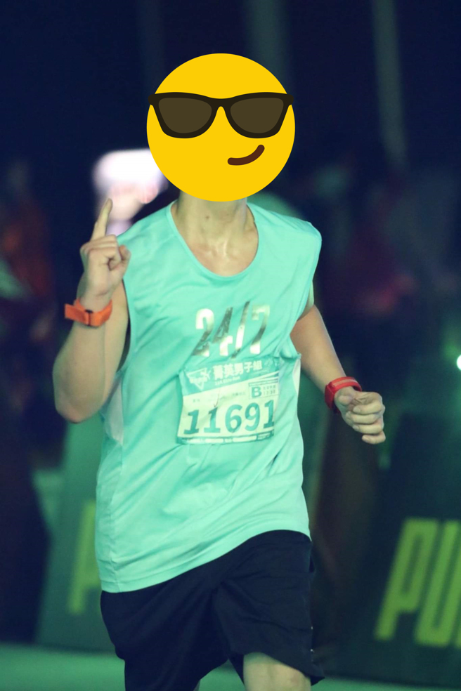 反毒志工阿希參與馬拉松照片(圖/由新北市衛生局提供)