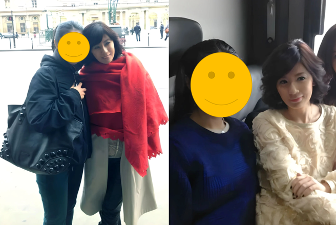 網友分享賈靜雯私底下的樣子，大讚完全沒架子。（圖／翻攝自小紅書）