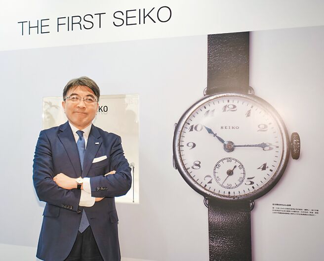 為了歡慶SEIKO品牌百周年、SEIKO來台70周年，SEIKO代表取締役社長內藤昭男專程來台，分享他與SEIKO的感人故事。（SEIKO提供）