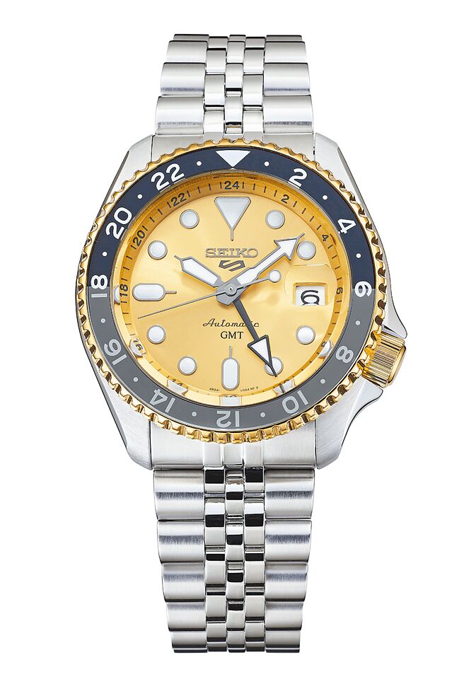 SEIKO來台70周年5 Sports紀念表，機械表款，1萬7000元。（SEIKO提供）