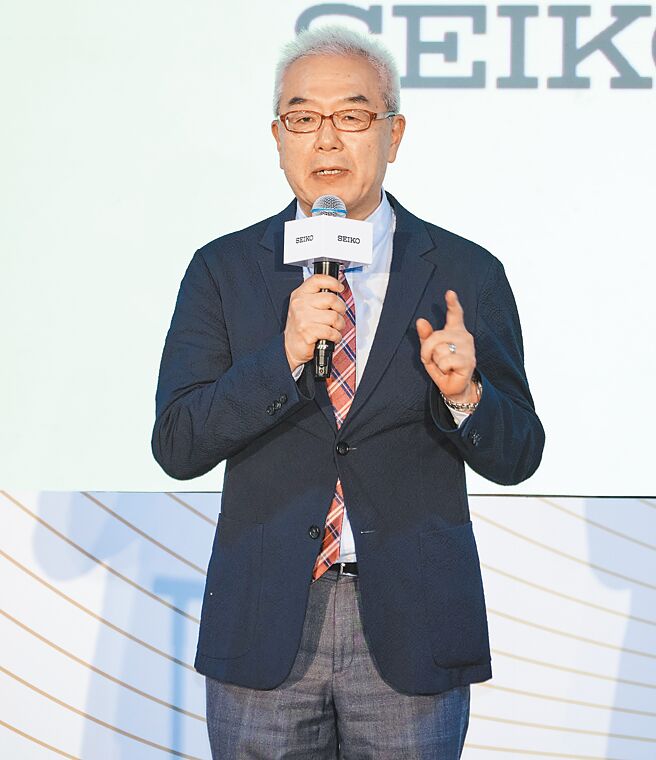 SEIKO新任台灣總經理明石宏幸曾在 2001年派駐台灣、且是台灣女婿，與台灣有深厚情誼。（SEIKO提供）
