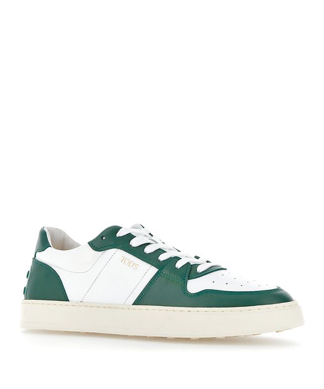TOD'S男士绿白休閒鞋，2万8100元。（TOD's提供）