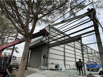 違建出租半年查獲3刑案  中市警鐵腕通報！200坪拆光光