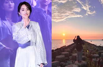 柯佳嬿曬夕陽美照吐心聲 「一句話」偷放閃網暴動：想坤達了