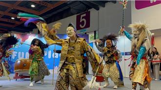 日本国宝「丰前神乐」震撼登场 市长率团首来台演出