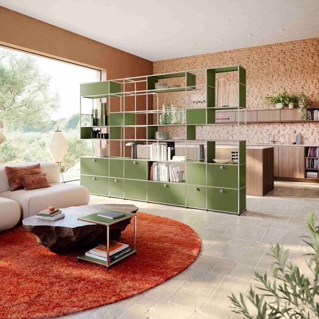 USM Haller推出新色橄榄绿。（MCM LIVING提供）