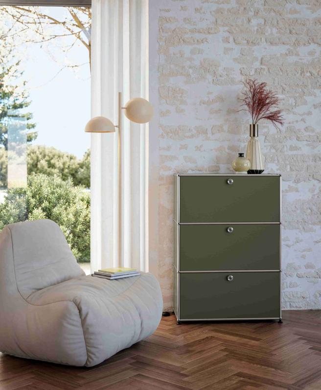 USM Haller模组化家具不仅适合工作空间也能自然融入生活中。（MCM LIVING提供）