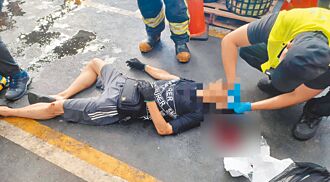 三重果菜市場工安意外 2人送醫