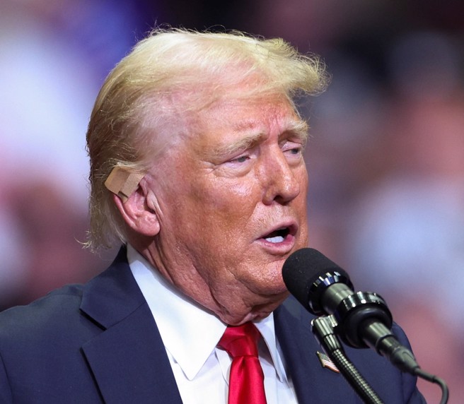 前立委林浊水指出，美国共和党总统候选人川普（如图）的对台态度，和美国主流立场有很大落差。（路透社）