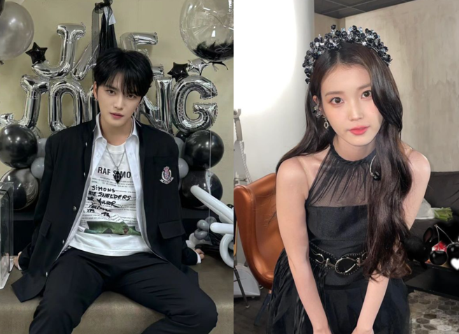 金在中在节目中提到过去遭私生饭骚扰的经验。（图／翻摄自金在中、IU IG）