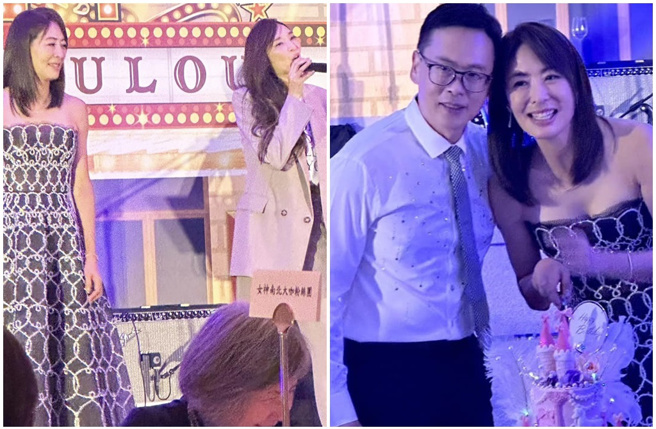 贾永婕举办50大寿生日趴，许久未见的吴佩慈现身欢庆，还当场高歌一曲。（图／好门媳妇的秘密生活郁小方脸书）