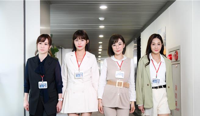 「四葉草」游詩璟、林萱瑜、羅巧倫、邱子芯閨蜜情面臨挑戰。（三立提供）