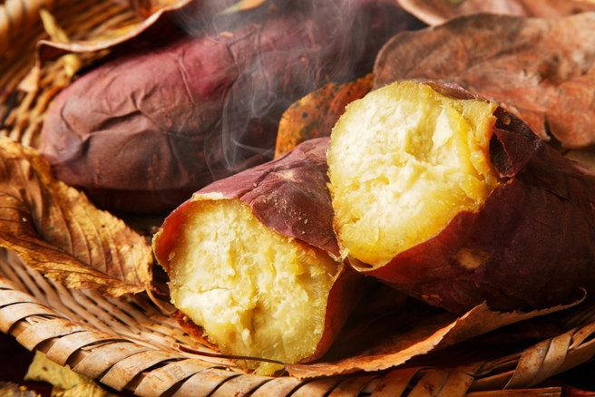 地瓜含有維生素A，食用都有助於防曬。（示意圖，Shutterstock／達志）