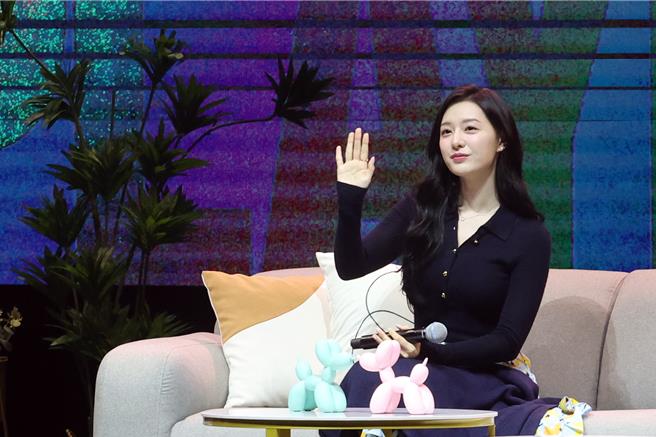 金智媛在新庄ZEPP NEW TAIPEI举办粉丝见面会。（邓博仁摄）