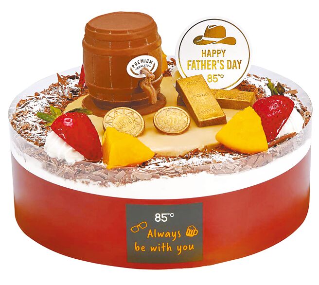 85度C「8吋一夜暴富」，原价859元、特价730元。（85度C提供）