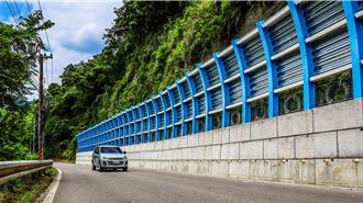防颱風豪雨巨石坍方 竹縣五峰鄉南清路災害復建工程竣工