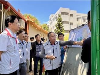 凯米来袭桃园发3万份沙包 张善政视察滞洪池 各局处启动防颱