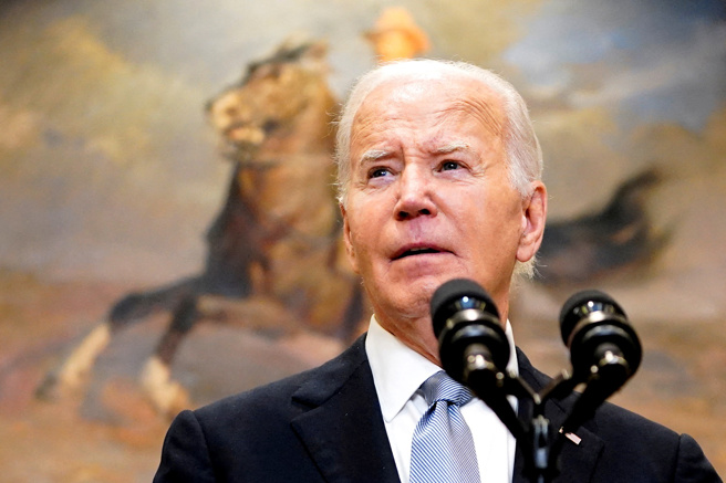 美媒指出，拜登是在美东时间20日晚间决定退选，召集2名最亲密幕僚草拟退选声明。（资料照／路透社）