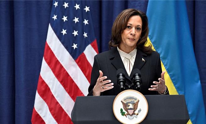 美国副总统贺锦丽。（图／路透社）