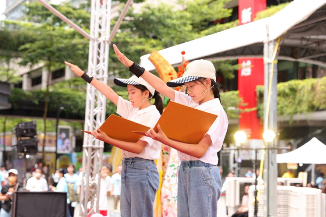 反毒領航員宣示。(照片/教育部提供)