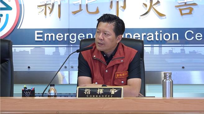 輕度颱風凱米持續往北台灣逼近，預計明（22）日中午會發布海上颱風警報，新北也將進入颱風影響範圍，新北副市長朱惕之表示，一旦海上颱風警報發布，會立即開設二級應變中心並召開防颱會議，將所有可能的災害降到最低。（新北市政府提供）