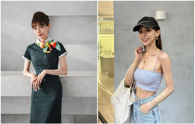 曾是长荣空服员的发发，近日发文反击酸民。（图／IG@piglettickle）