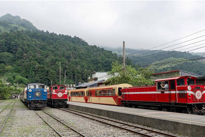 阿里山林鐵明（23日）起，嘉義到阿里山本線5次車預警性停駛，24日至25日全線停駛。（阿里山林鐵及文資處提供／呂妍庭嘉義傳真）