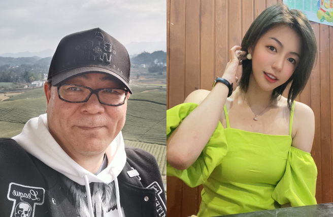 大陸男星高亞麟（左）被演員女友魏嘉爆出軌、家暴。（圖／翻攝微博）