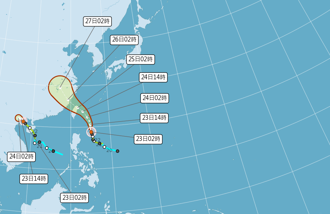 不登陸也有西北颱 凱米威力登頂「致災侵台」