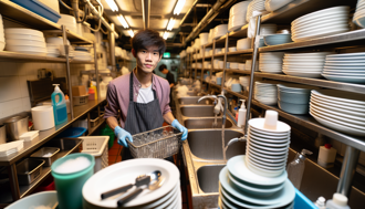 新加坡洗碗工月薪8萬 網崩潰：在台累得要死也賺不到