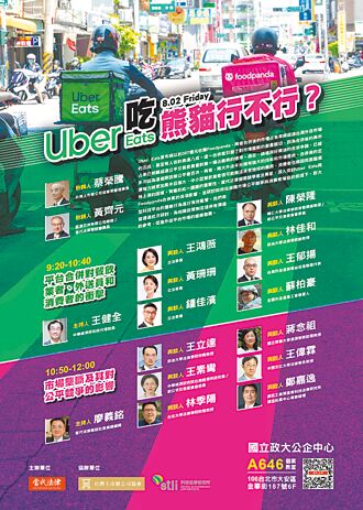 Uber Eats引壟斷疑慮 專家8／2說分明
