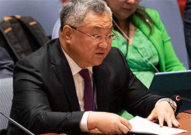 陆联大代表促以色列立即停止迦萨一切军事行动。（大陆常驻联合国代表团资料照）