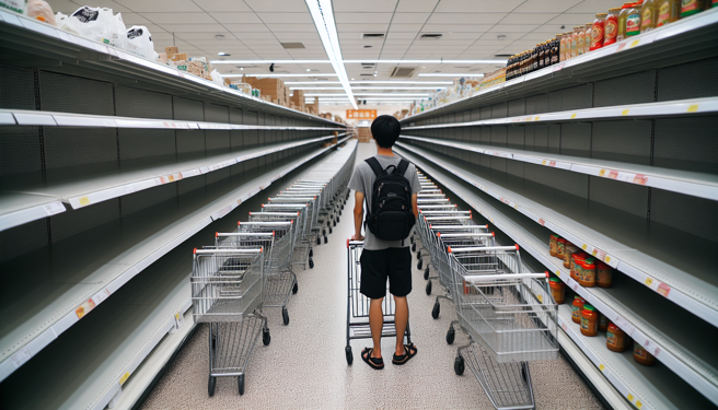 網友分享，家中附近超市的蔬菜區竟然只剩下香菜，讓他笑翻喊「到底多討厭？」（示意圖／AI生成）