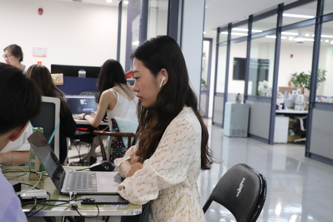 芒果实习生吴玟锜。（摄/李品臻）