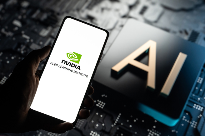 晶片大厂辉达（NVIDIA）受惠AI浪潮蓬勃发展。（示意图：shutterstock/达志）