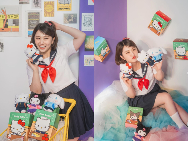 焦凡凡甜美自然的形象受到粉丝喜爱。（图／翻摄自IG）