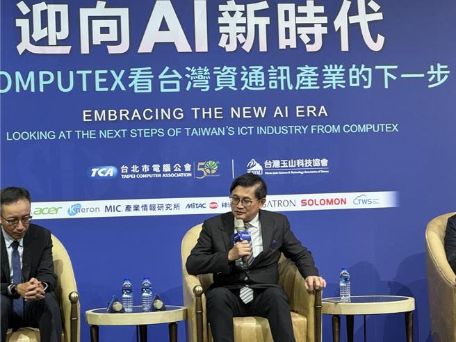 和硕董事长童子贤。图／侯冠州