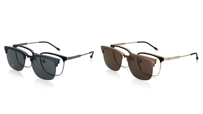 名偵探柯南 x JINS旗艦版Switch系列工藤新一款，3980元。（JINS提供）