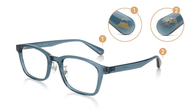 日本最有代表性的富士山貫穿電影主軸，搭配踢力增強球鞋圖樣。（JINS提供）