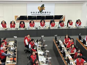 中颱凱米直撲台灣   賴清德視導中央災害應變中心：潛勢地區盡速撤離