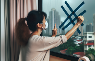 強颱來襲 窗戶貼膠帶「X」防吹破？建築師曝真相