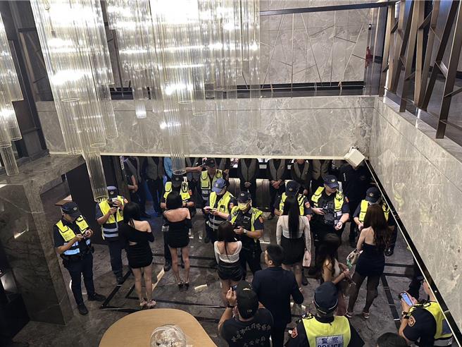 北市警方執行靖城專案強力執法10天。(翻攝照片／林郁平台北傳真）