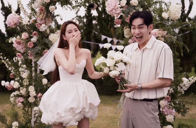 欧阳妮妮和张书豪论及婚嫁。（图／欧阳妮妮IG）