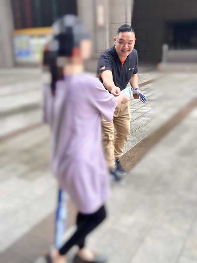 除了演员身分，林道远更是一名房仲业店长，开启斜杠人生。（图／FB@林道远）