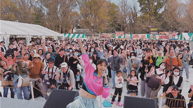 PiA吴蓓雅日前赴东京演出。（吴蓓雅工作室提供）