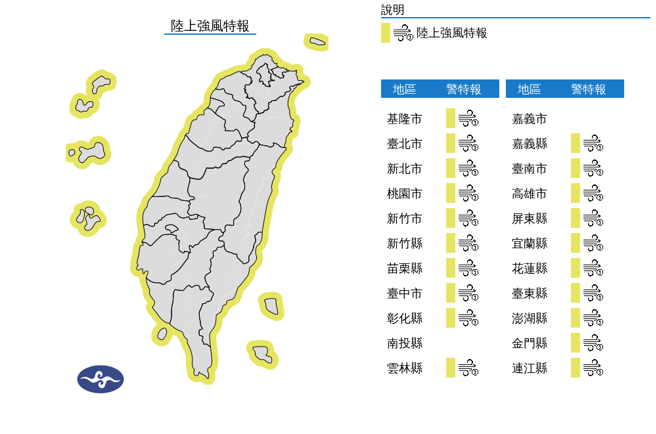 氣象署分析未來風力變化。（翻攝自氣象署）