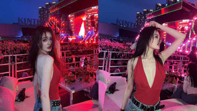 30岁徐璐晒出性感美照，褪去稚嫩。（图／翻摄自微博 徐璐）